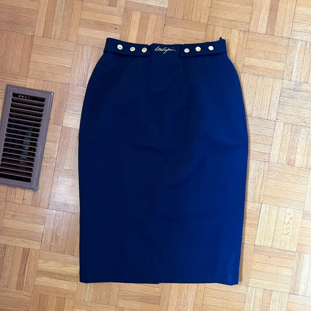Les copains vintage wool skirt
